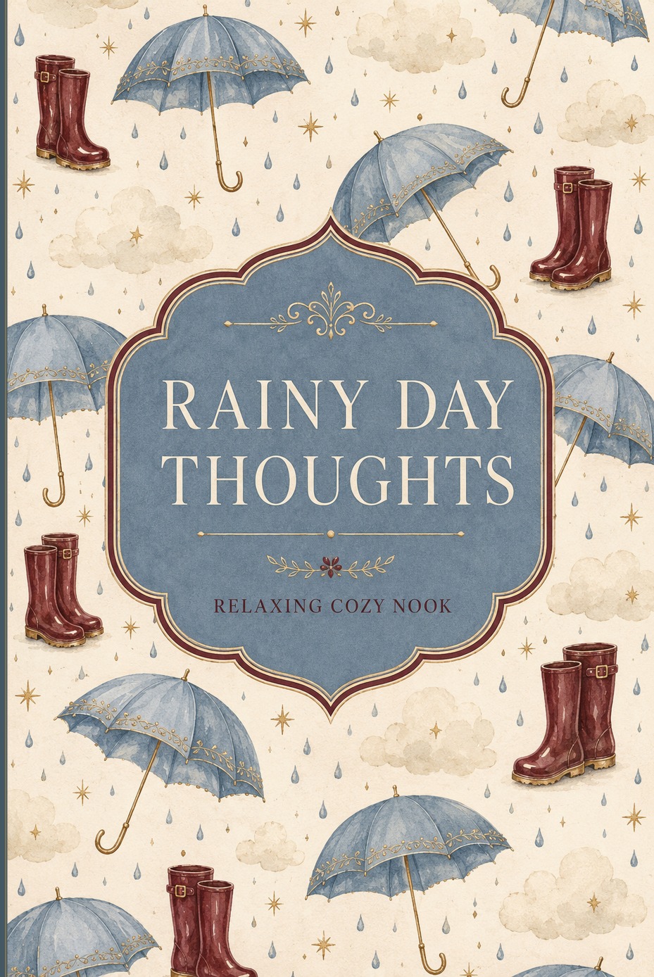 Rainy Day Thoughts notebook by Relaxing Cozy Nook