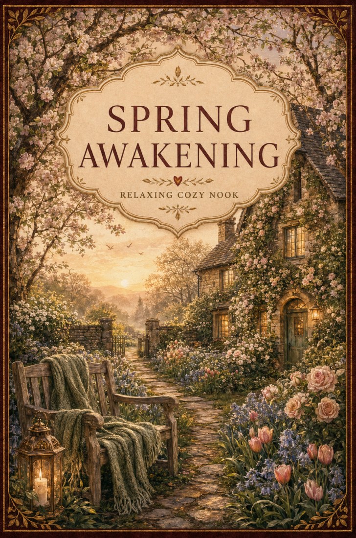 Spring Awakening notebook by Relaxing Cozy Nook